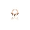 Mini Creola Pendant Brown
