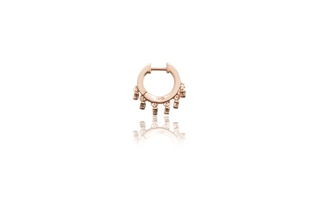 Mini Creola Pendant Brown