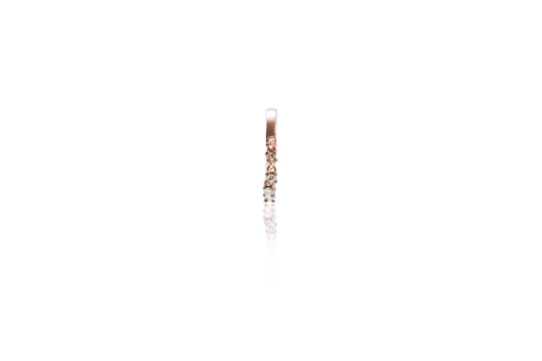 Mini Creola Pendant Brown